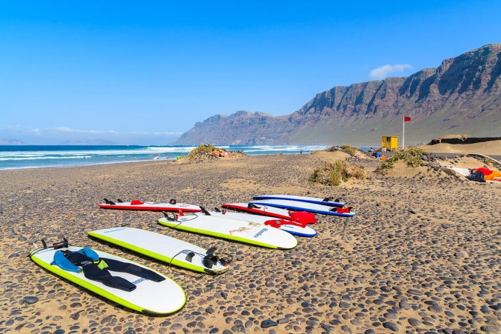 surf plage de famara