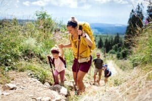 Randonnée avec des enfants