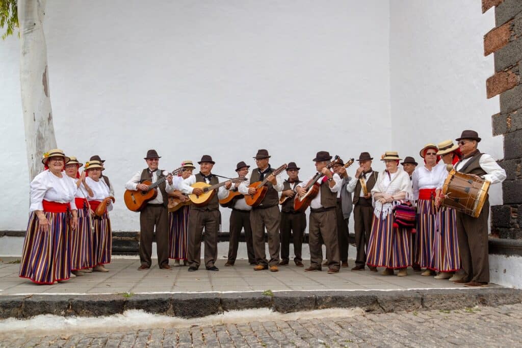 concert de rue à Teguise