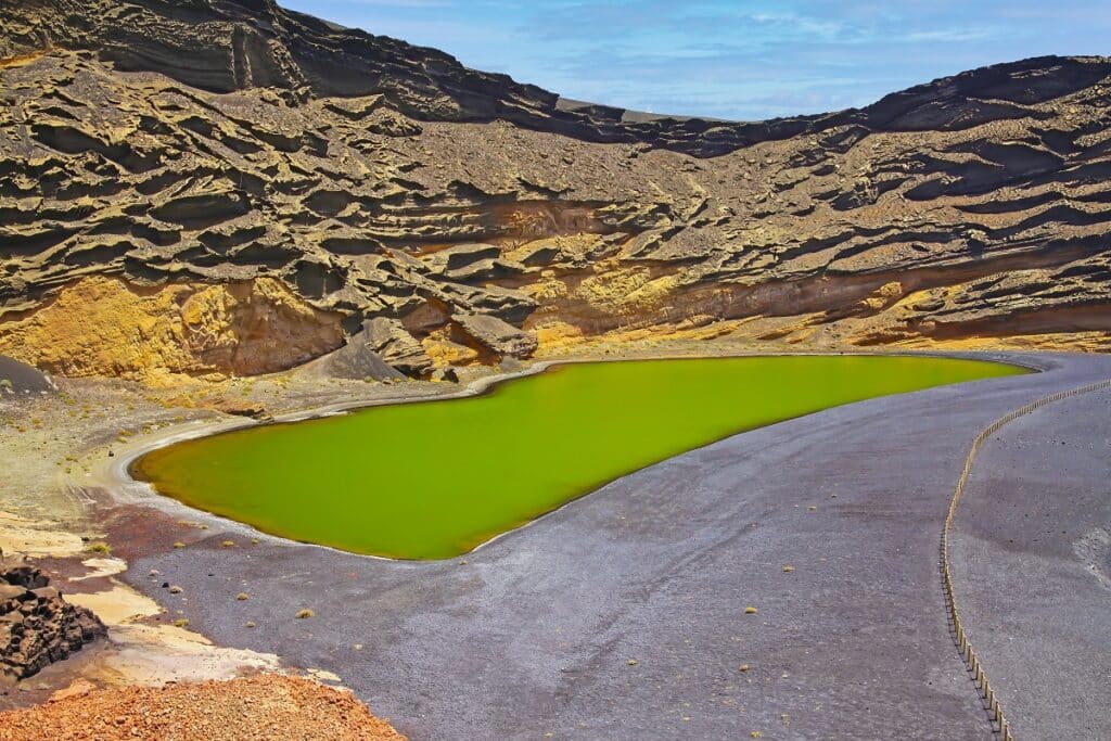 Lago Verde à Lanzarote