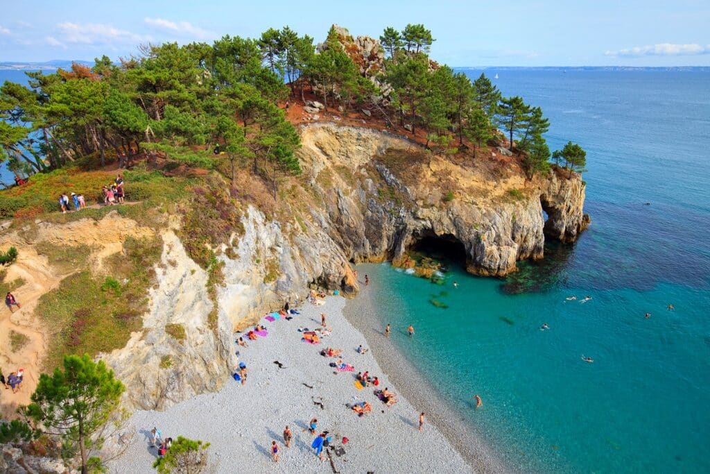 L'île Vierge à Crozon plage