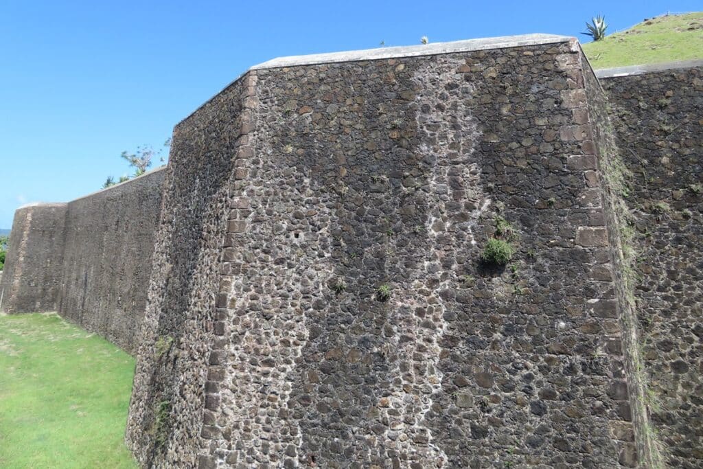 mur du fort napoléon