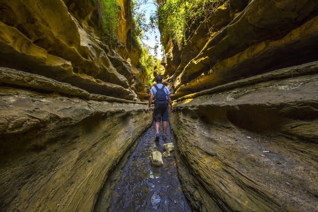 canyon dans le parc national de l'Enfer