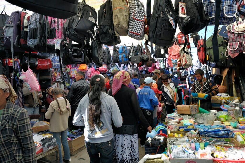 marché local à Olgii