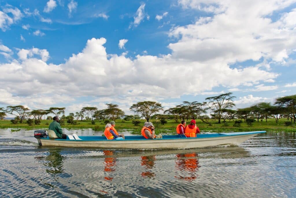 barque sur lelac naivasha