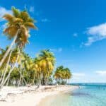 Plage de la Caravelle en Guadeloupe
