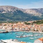 Baska sur l'île de Krk en Croatie