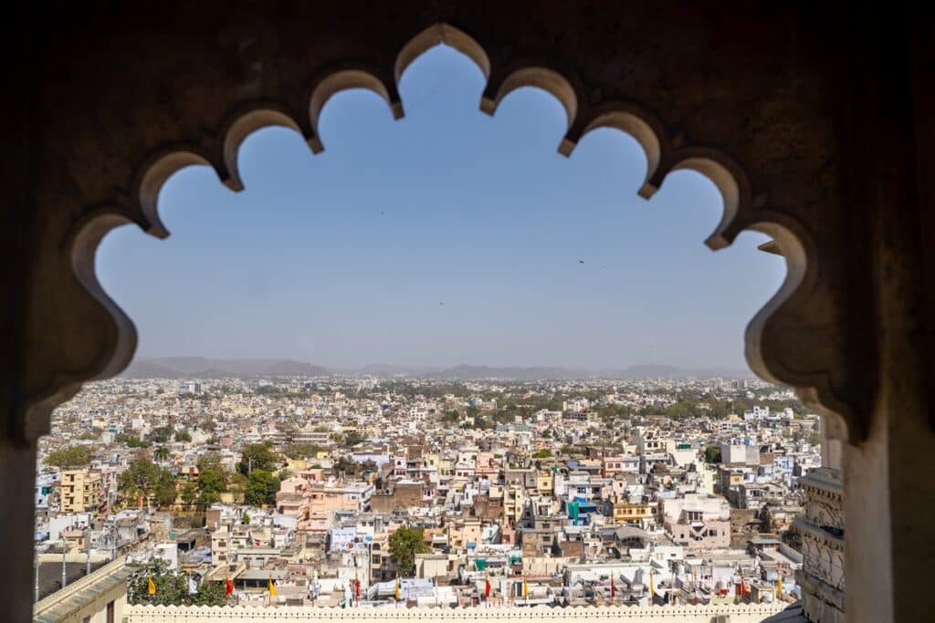 Udaipur vue depuis le City Palace