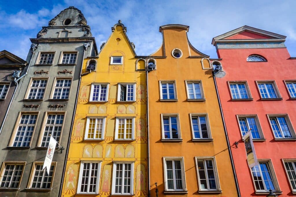 maisons colorés Gdansk