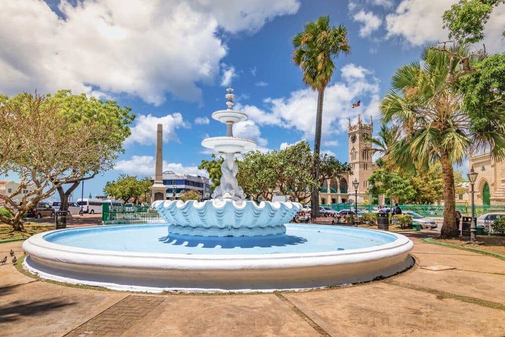 fontaine dans le centre de Bridgetown