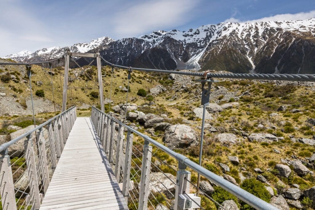 parc national aoraki mont cook randonnée