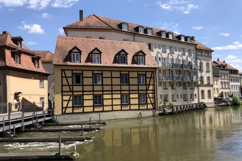 maisons au bord de la Regnitz