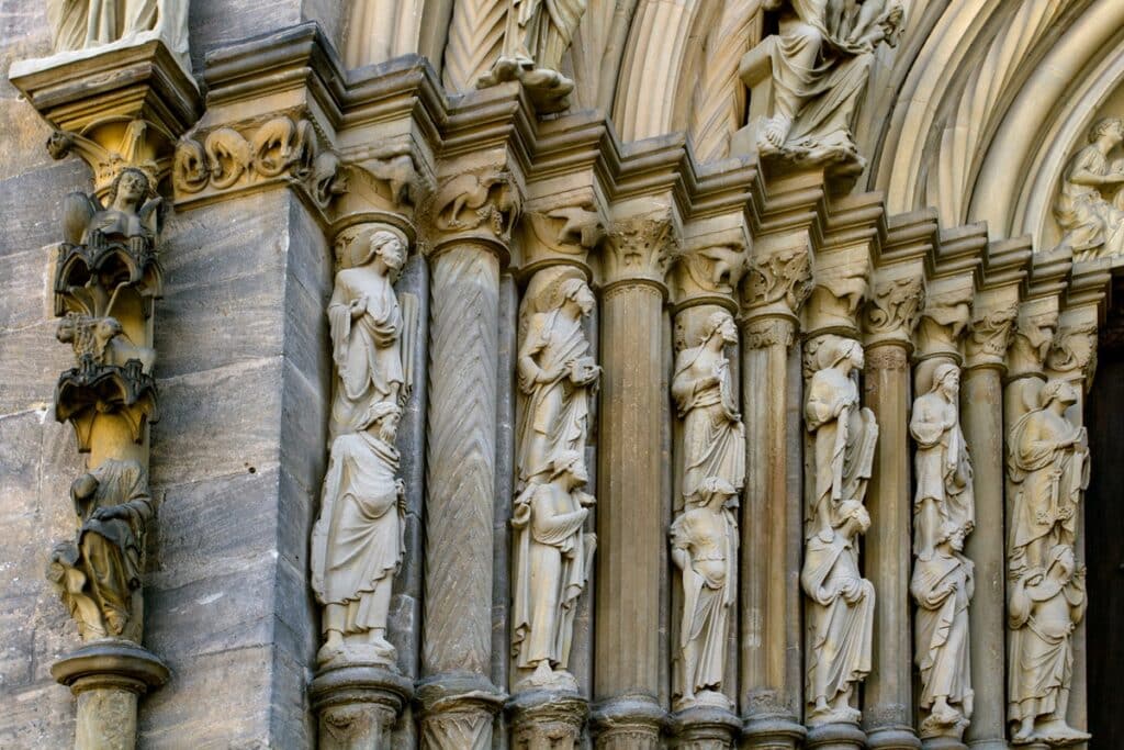 détail de la cathédrale de Bamberg