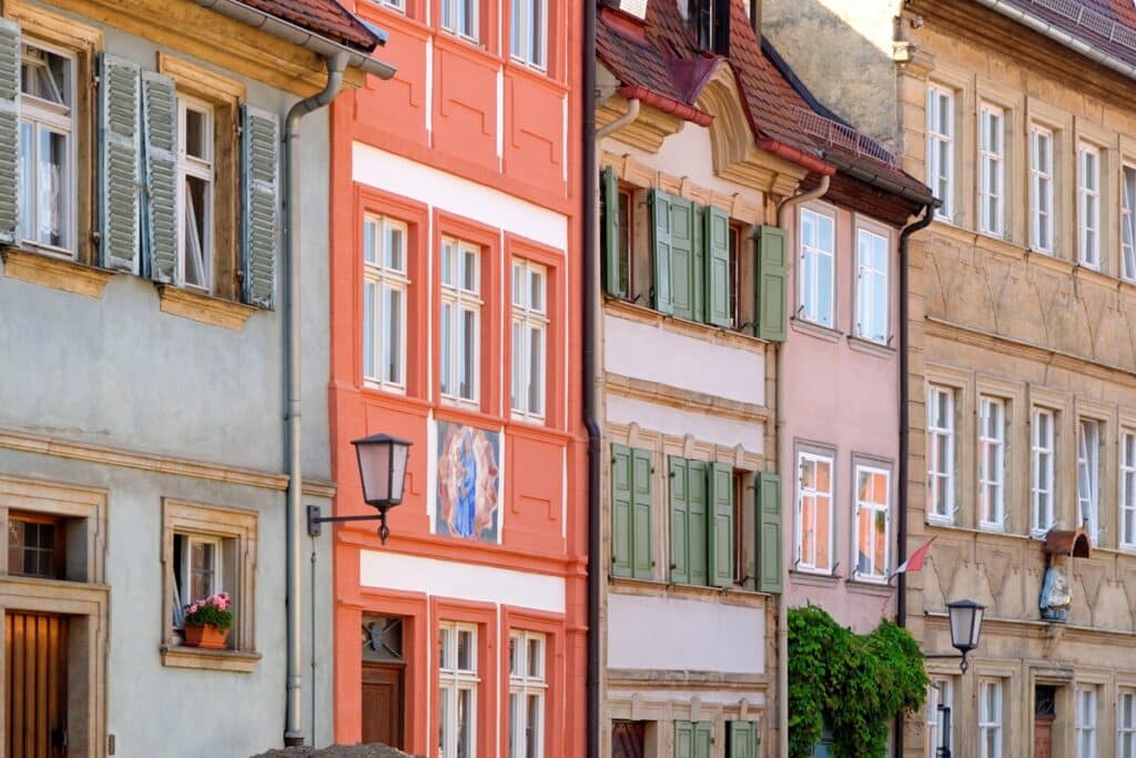 bâtiments dans la vieille ville de Bamberg