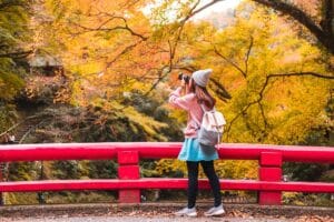 voyageuse au japon