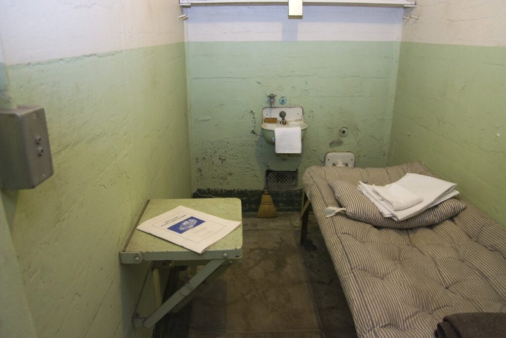 cellule dans la prison d'alcatraz
