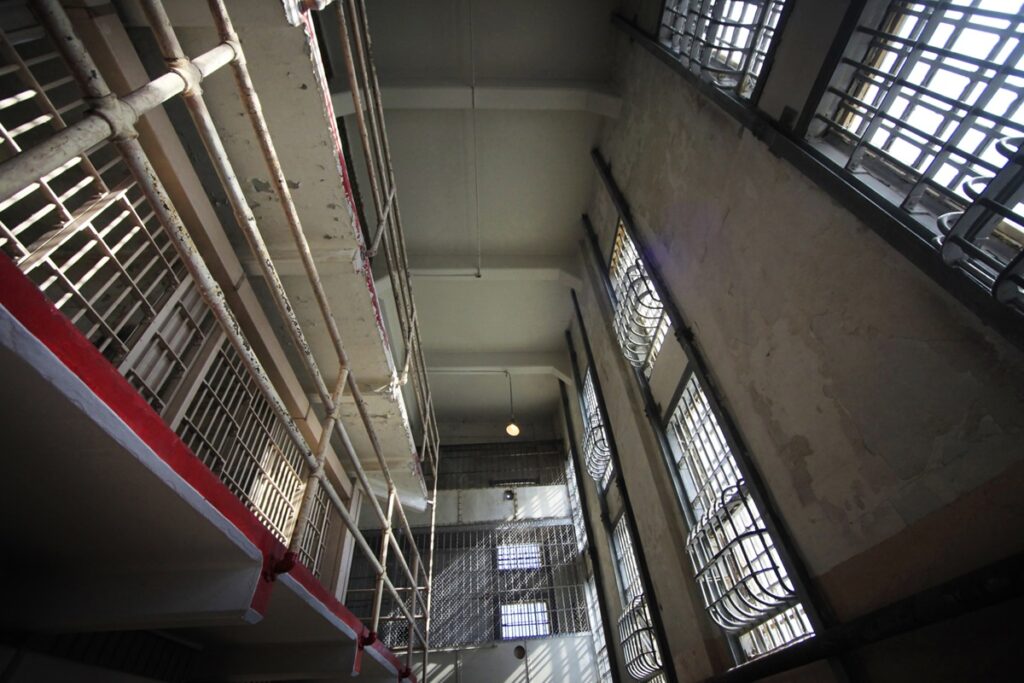 intérieur de la prison d'alcatraz