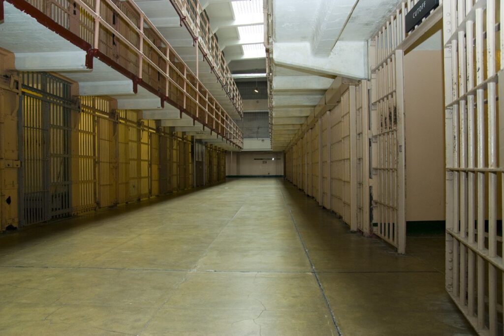 couloir de la prison d'alcatraz