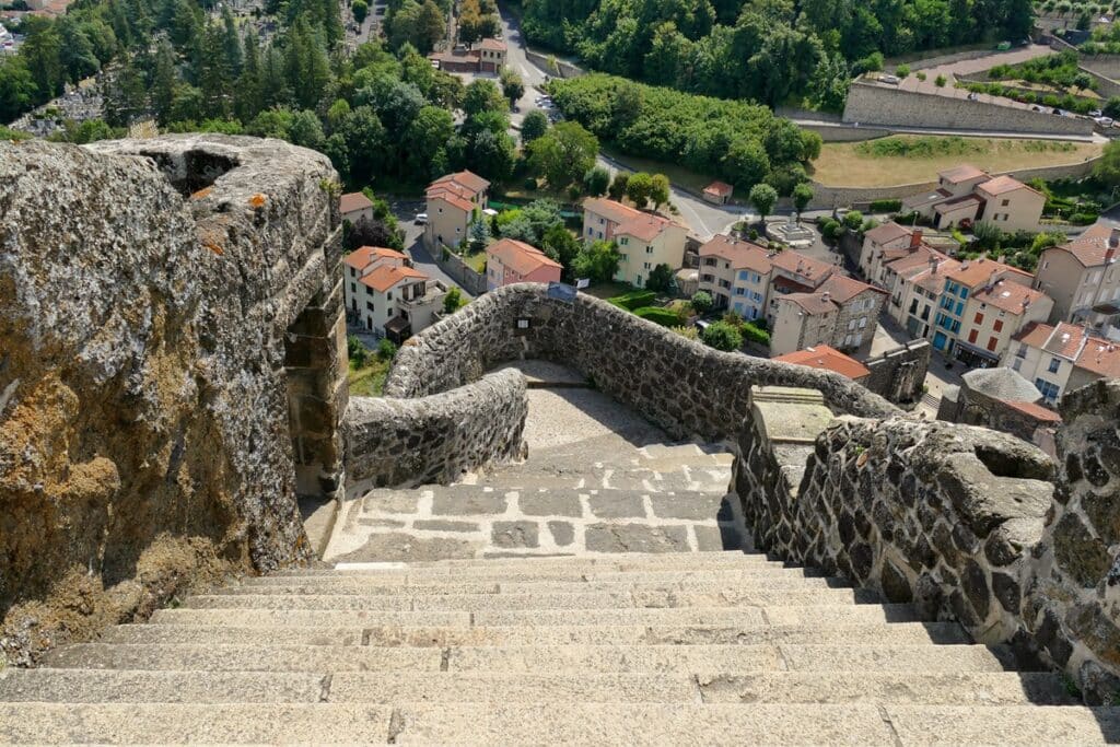 escalier du rocher Saint-Michel d’Aiguilhe 