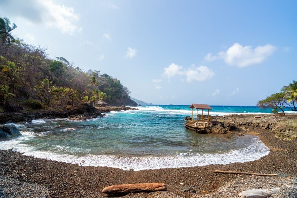 petite crique près de Capurgana