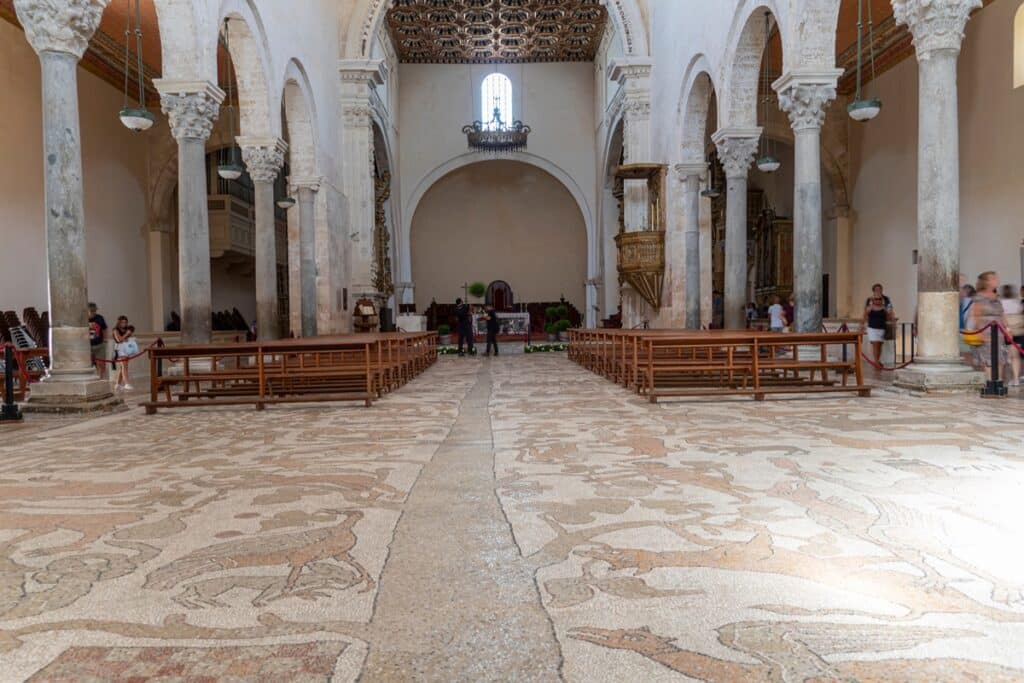 intérieur de la cathédrale d'Otrante