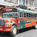 Les chicken bus du Guatemala