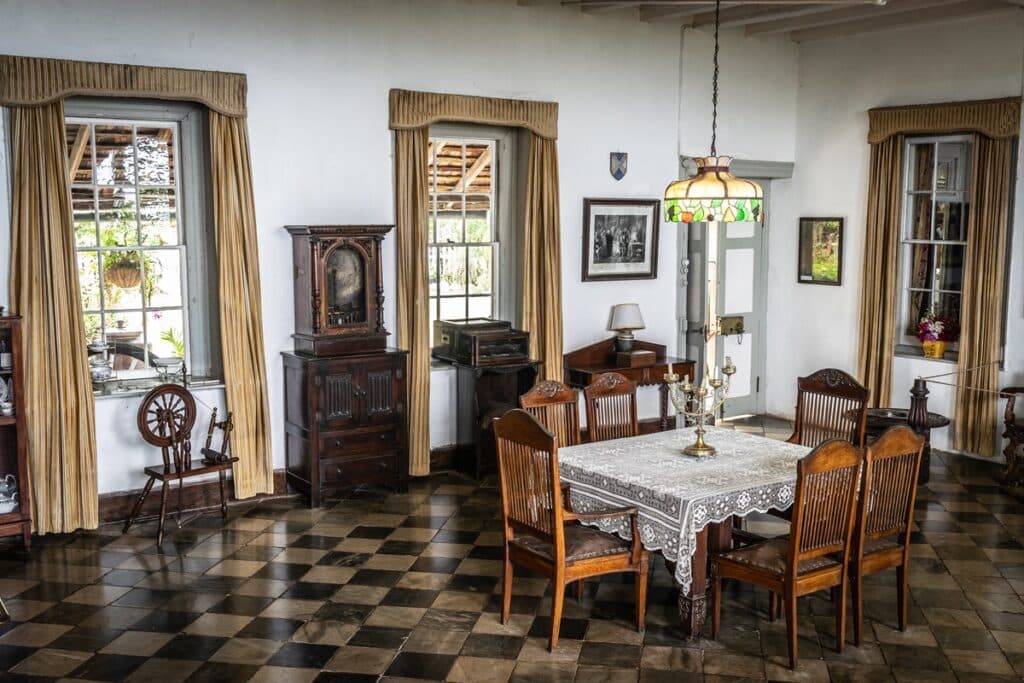 intérieur maison coloniale Greenwood