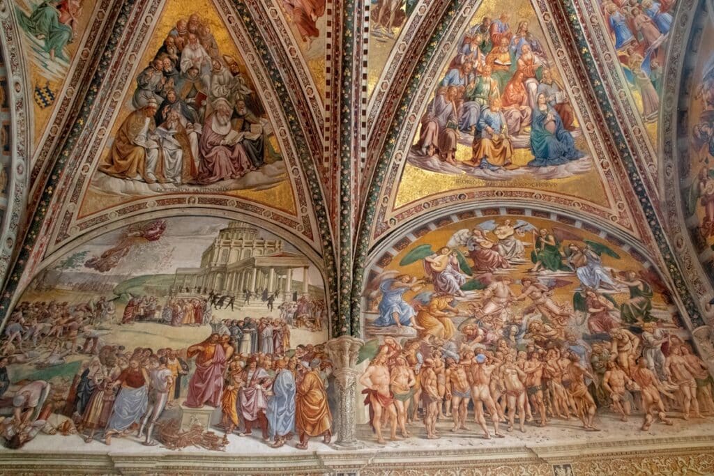 intérieur cathédrale d'Orvieto