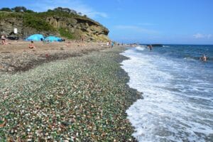 plage de verre Vladivostok