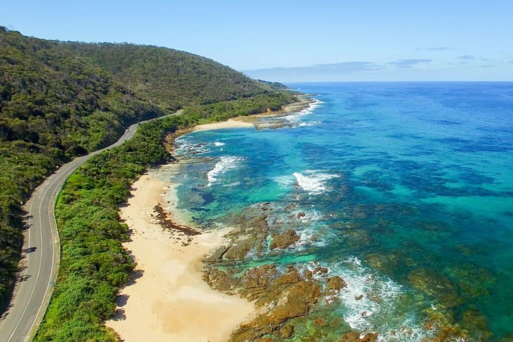 la Great Ocean Road en australie