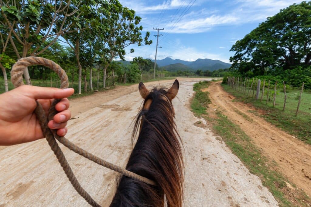 balade à cheval près de Trinidad