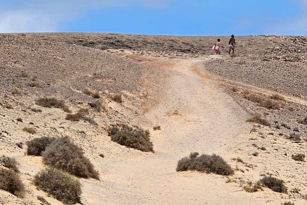 sentier de randonnée à Papagayo