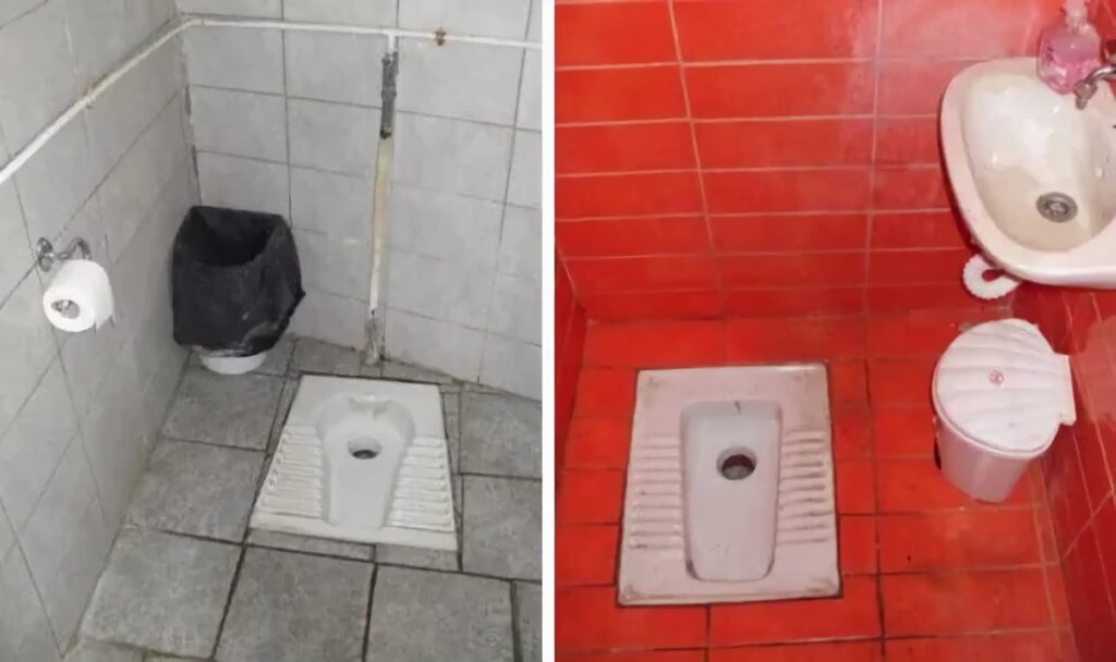 toilettes à la turque en Grèce