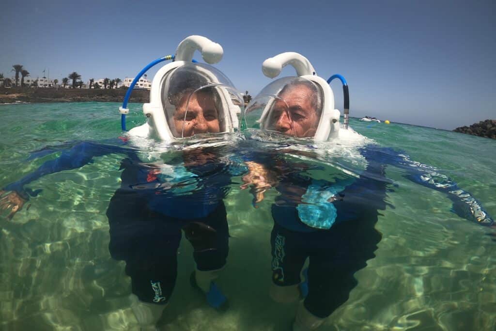 activité sea trek à costa teguise