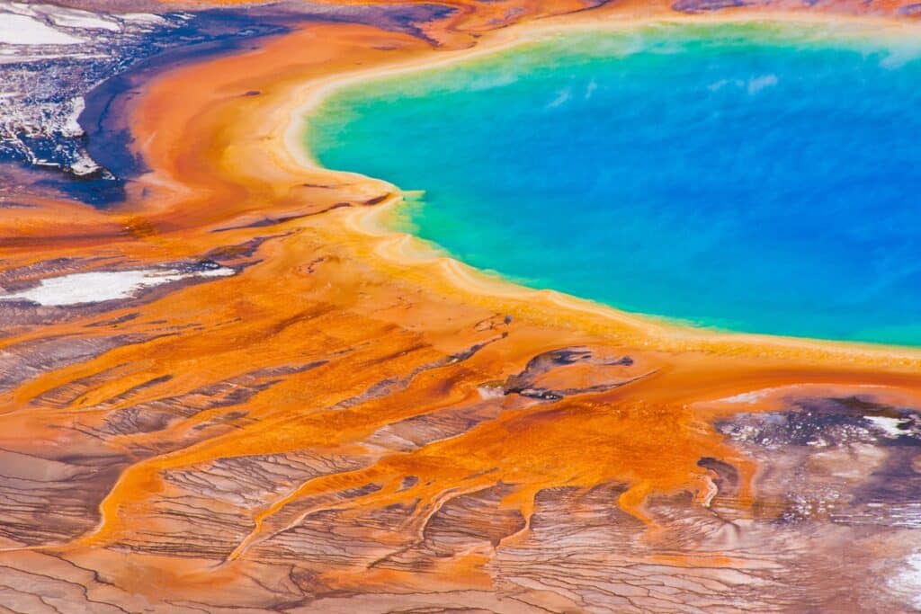 source Grand Prismatic Spring à Yellowstone