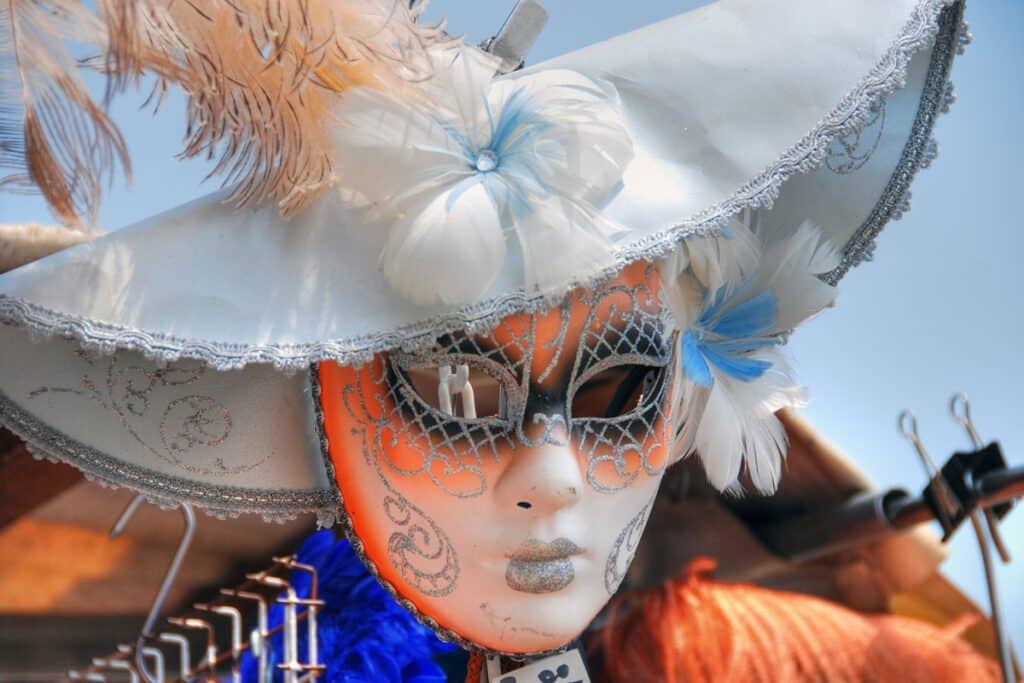 masque de carnaval à venise