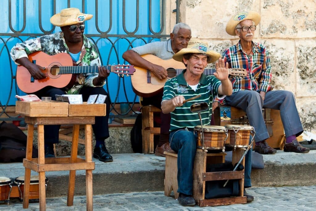 concert dans les rues de la Havane