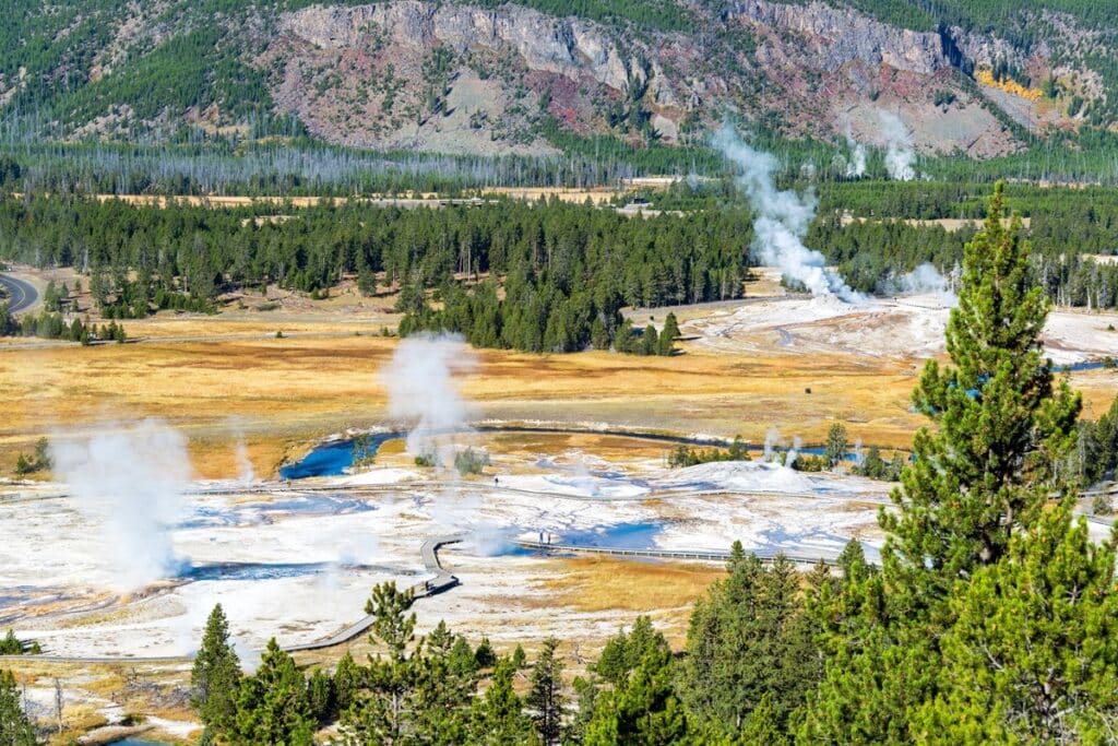 upper geyser yellowstone