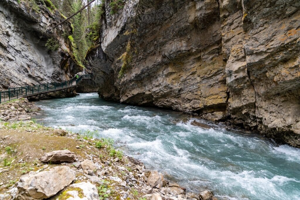 randonnée dans le canyon Johnston