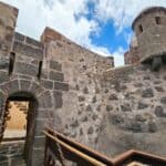 entrée du château santa barbara