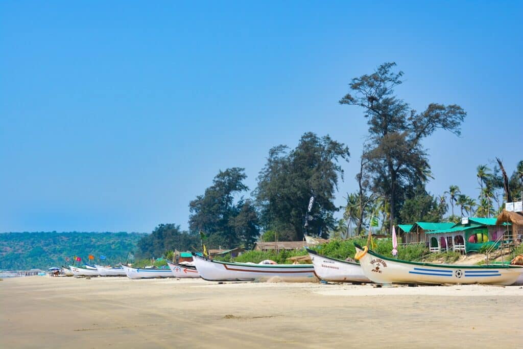 plage de Mandrem une des plus belles plages de goa