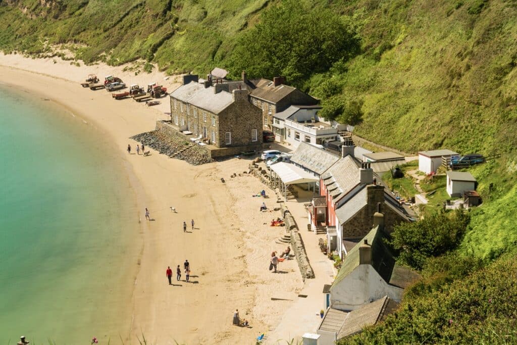 Porthdinllaen plage