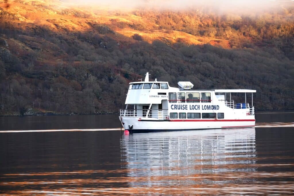 Croisière en bateau touristique sur le loch Lomond