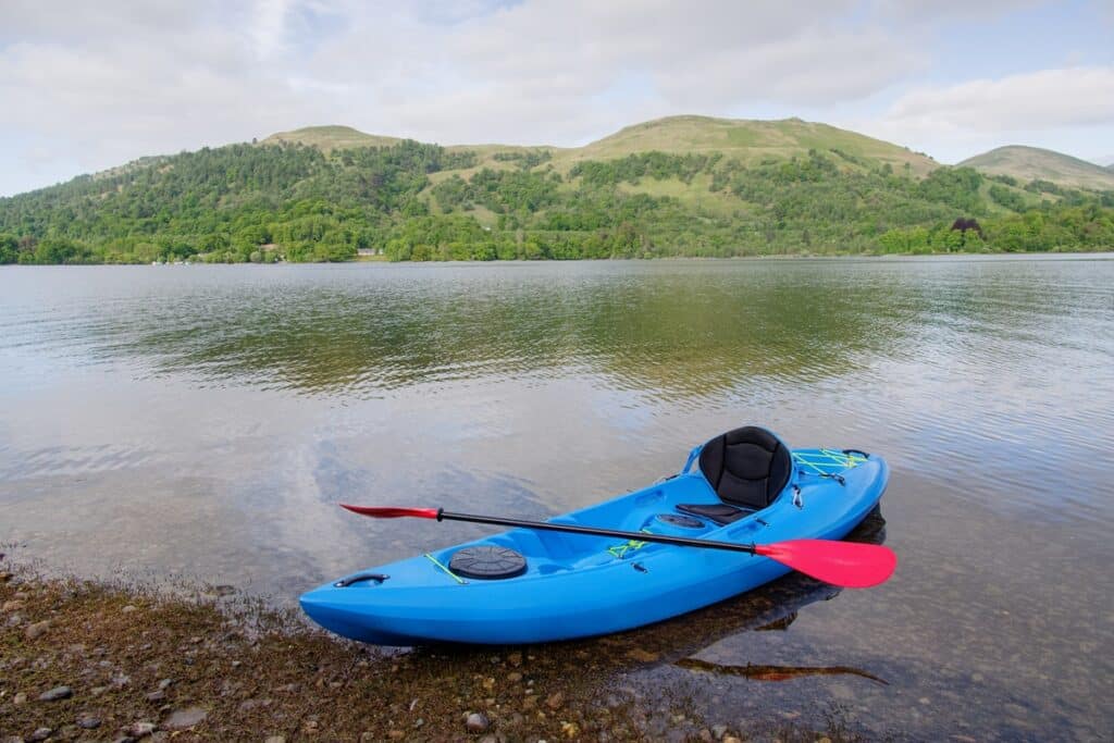 kayak sur le loch lomond