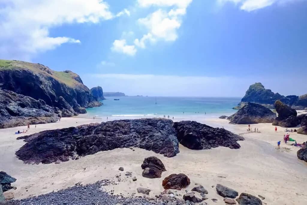 Kynance Cove plage