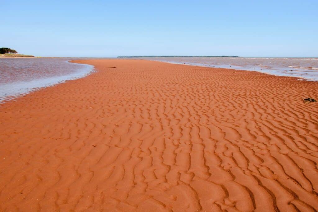 Red Sands Beach île prince édouard