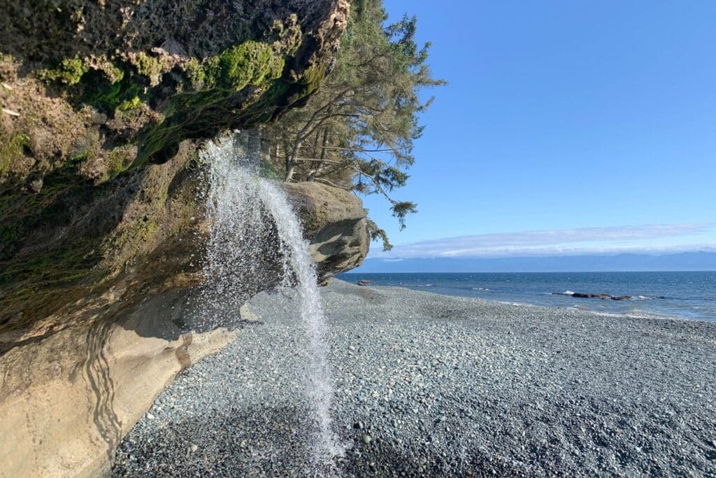 plage insolite au canada