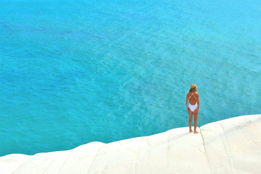 plage insolite en Sicile