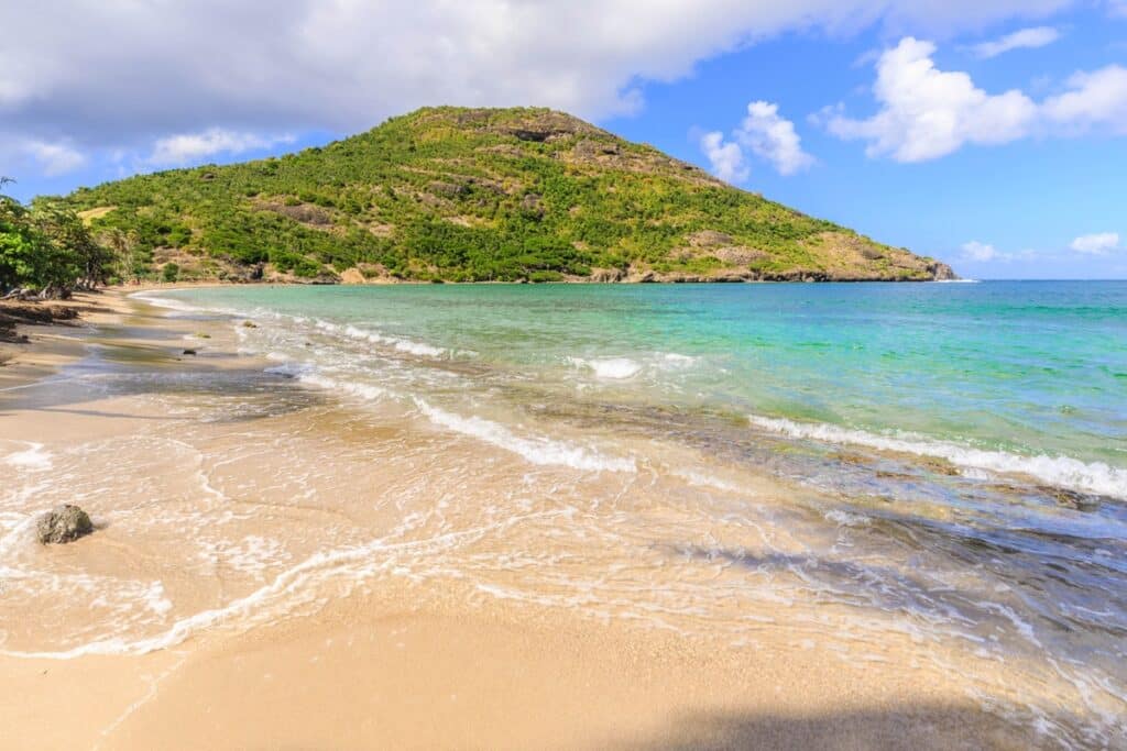 Plage de Pompierre aux Saintes en Guadeloupe