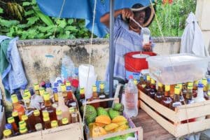 sorbet coco en Guadeloupe